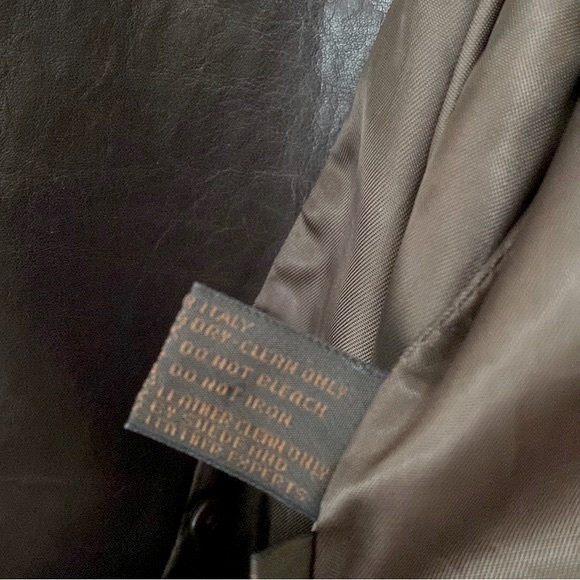 PRADA Dark Brown Leather Coat - Picture 13 of 14